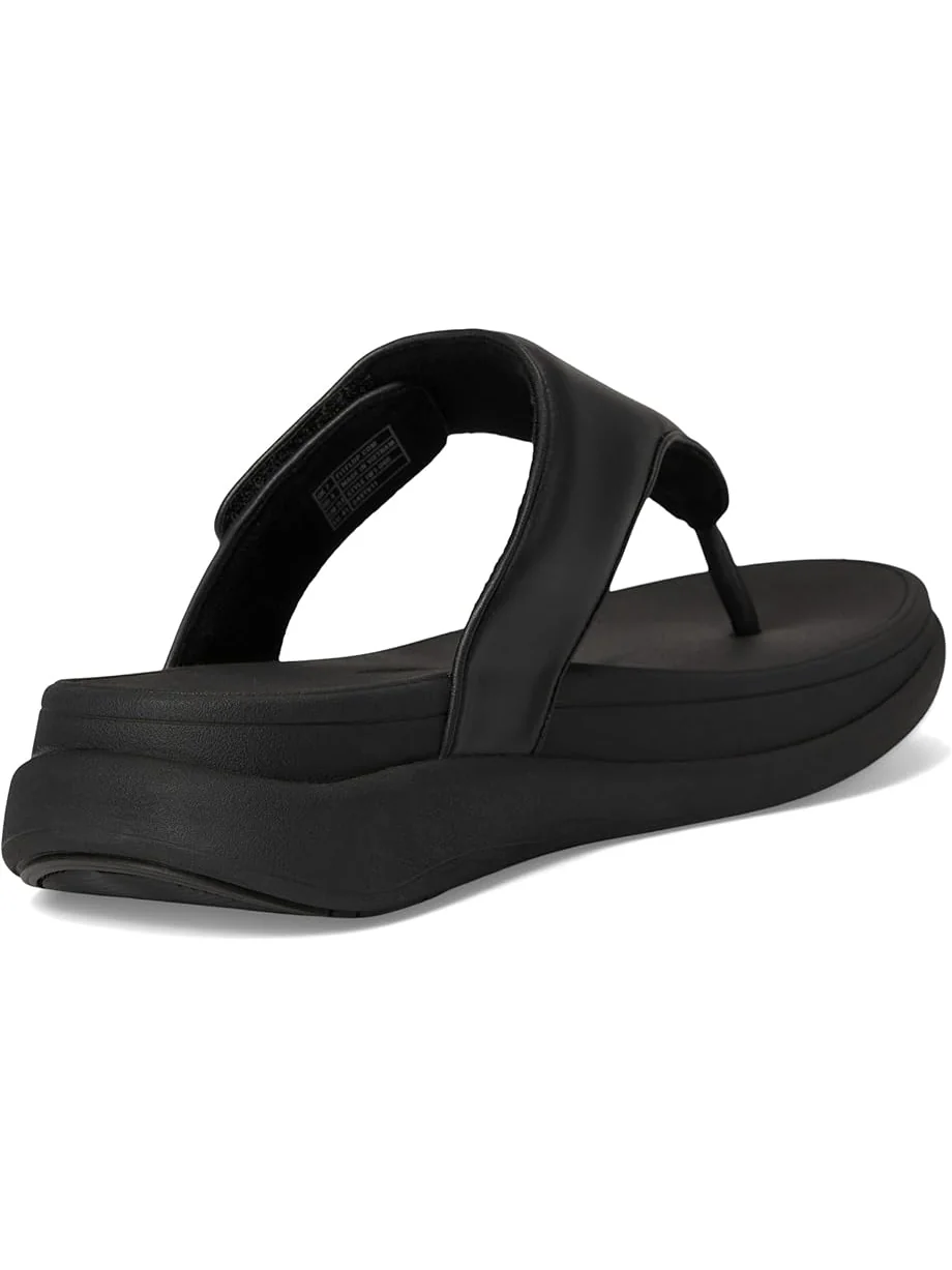 Сандалии FitFlop F-Mode Go Adjustable Flatform Toe-Post Sandals — изображение 5 из 7, черный