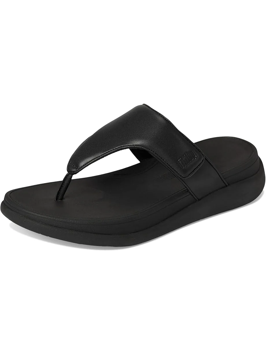 Сандалии FitFlop F-Mode Go Adjustable Flatform Toe-Post Sandals — изображение 7 из 7, черный