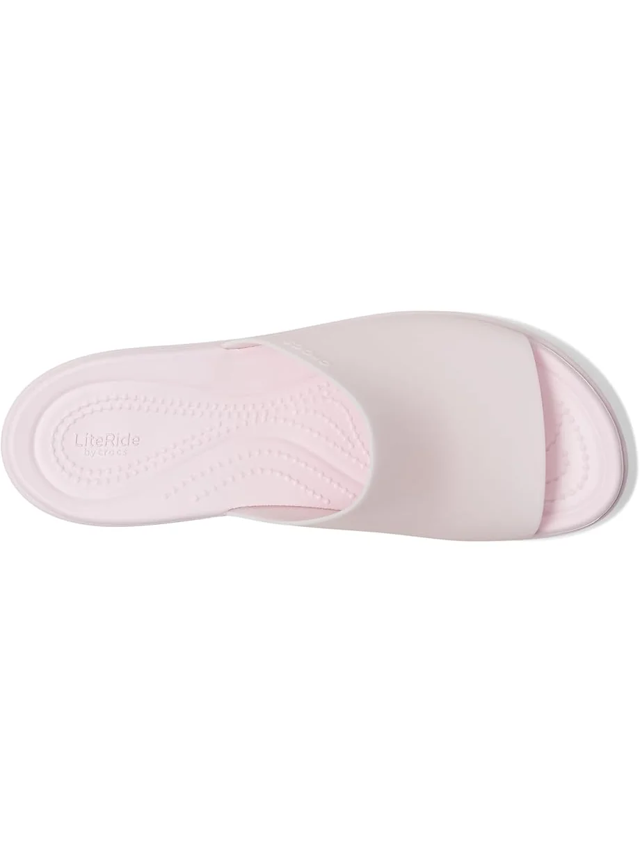 Туфли Crocs Brooklyn Slide Heel — изображение 2 из 7, розовый