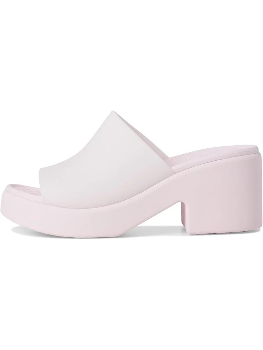 Туфли Crocs Brooklyn Slide Heel — изображение 4 из 7, розовый