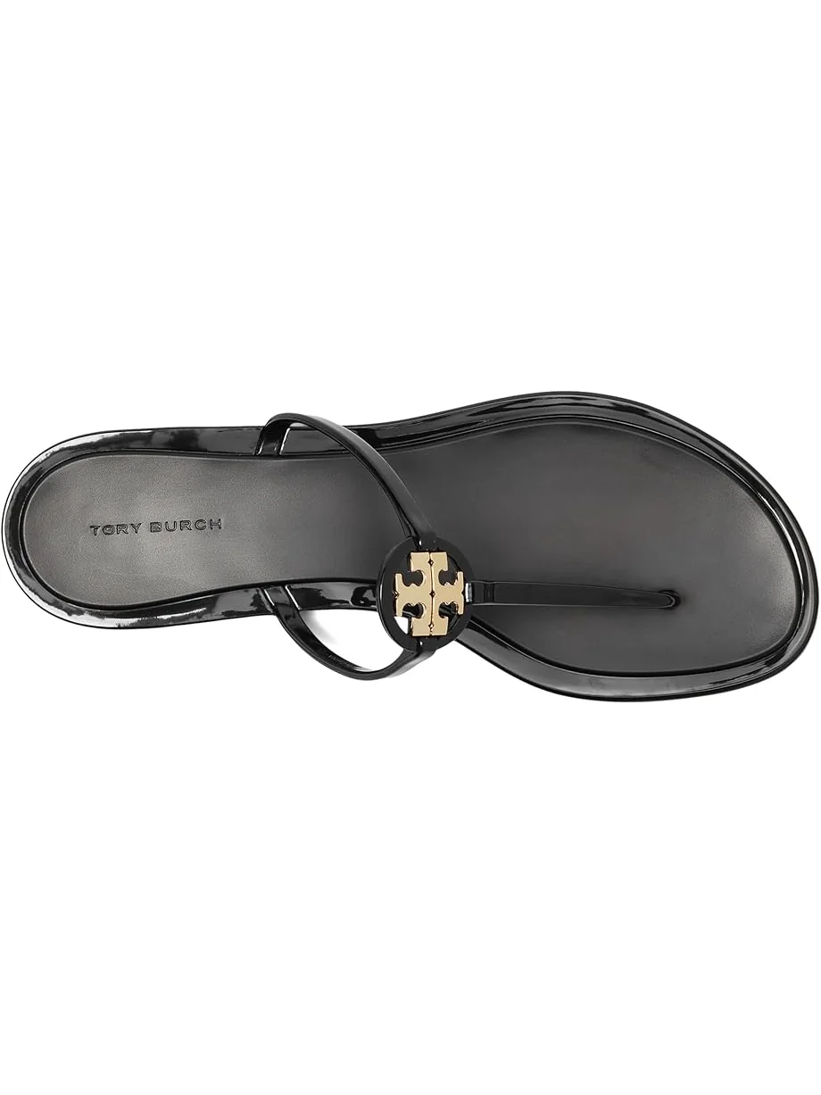 Сандалии Tory Burch Mini Miller Jelly — изображение 2 из 6, черный/золотистый