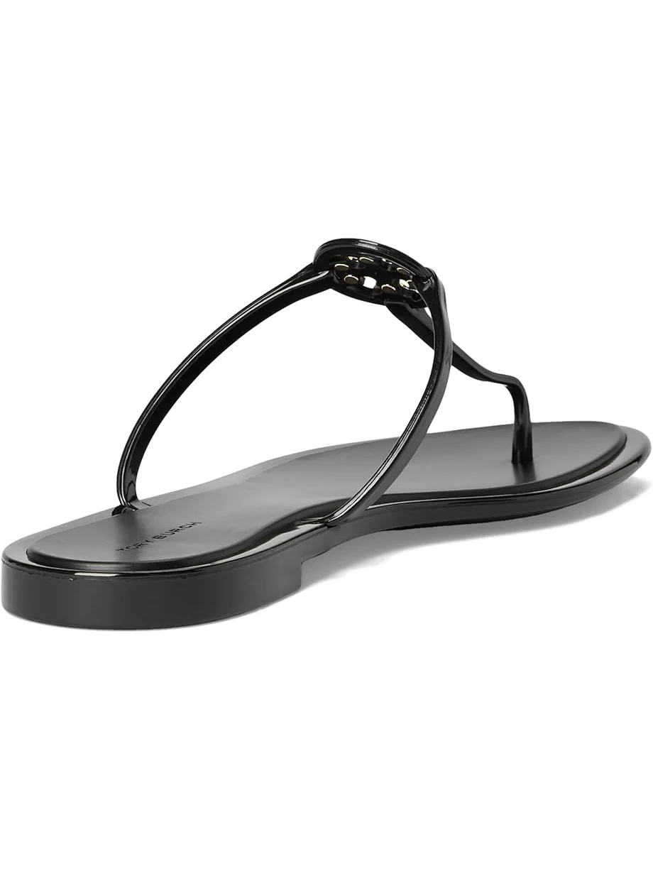 Сандалии Tory Burch Mini Miller Jelly — изображение 5 из 6, черный/золотистый