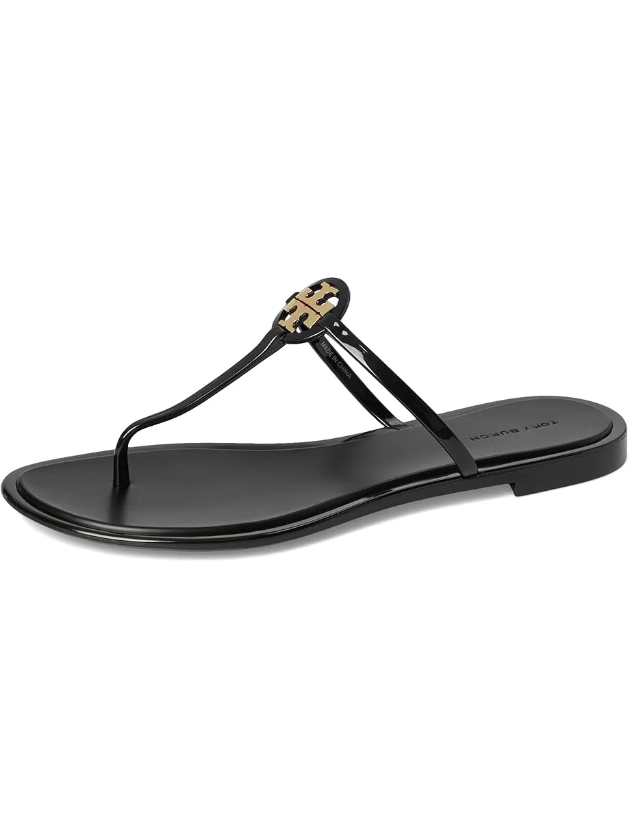 Сандалии Tory Burch Mini Miller Jelly — изображение 6 из 6, черный/золотистый