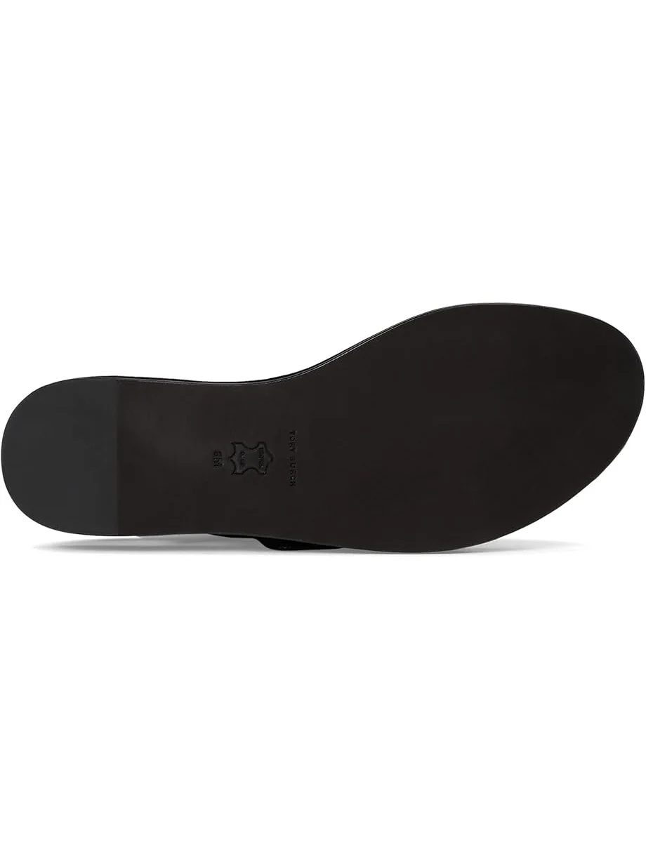 Сандалии Tory Burch Capri Wrap Up Sandals — изображение 3 из 7, черный