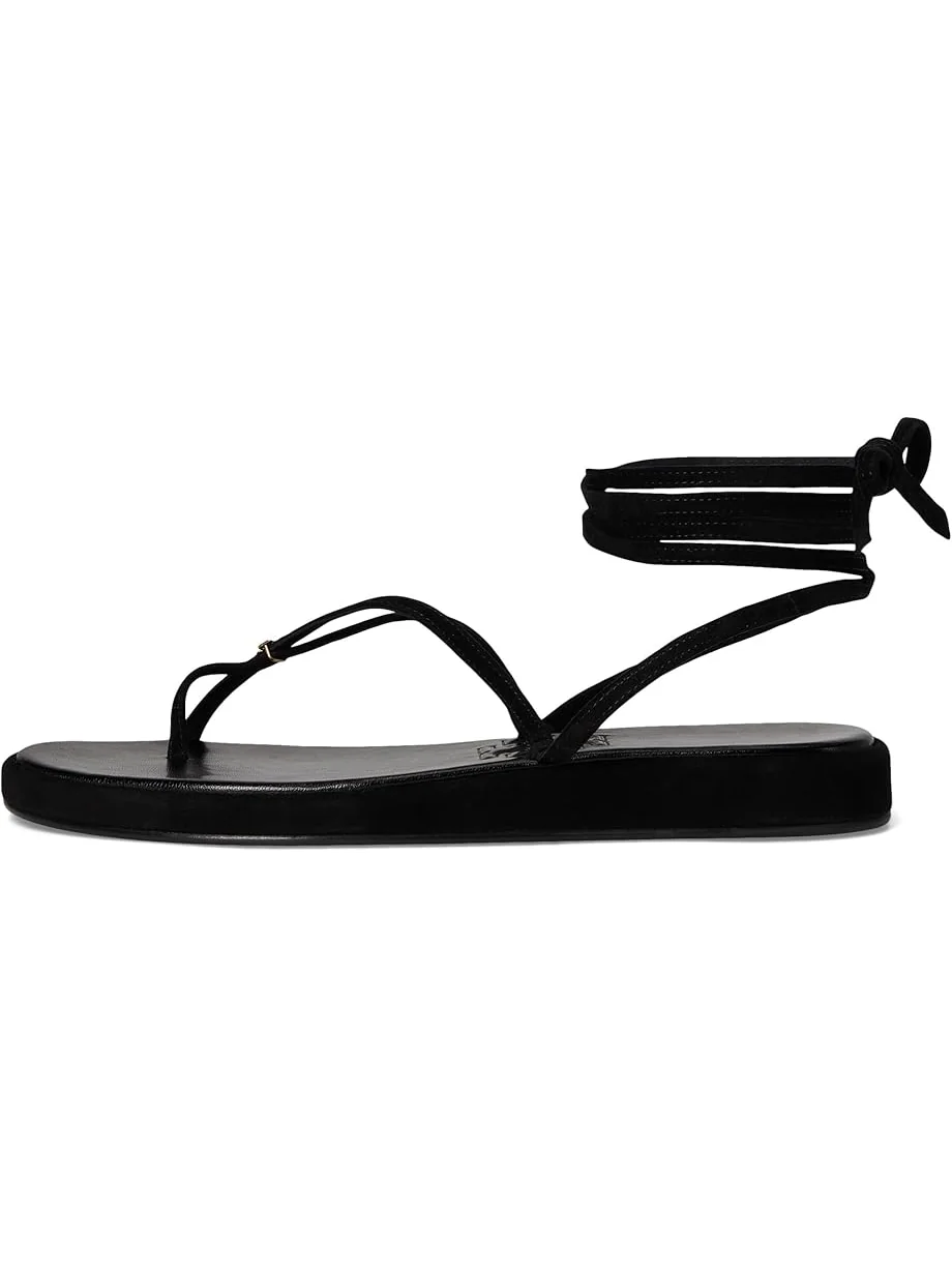 Сандалии Tory Burch Capri Wrap Up Sandals — изображение 4 из 7, черный