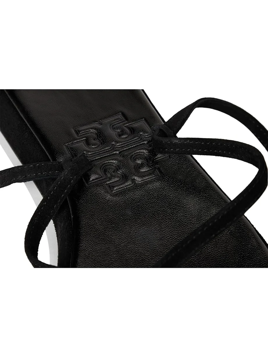Сандалии Tory Burch Capri Wrap Up Sandals — изображение 6 из 7, черный