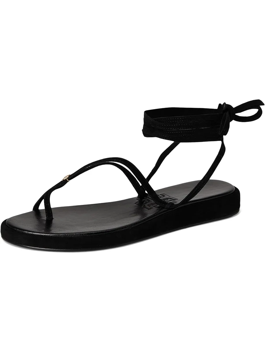 Сандалии Tory Burch Capri Wrap Up Sandals — изображение 7 из 7, черный