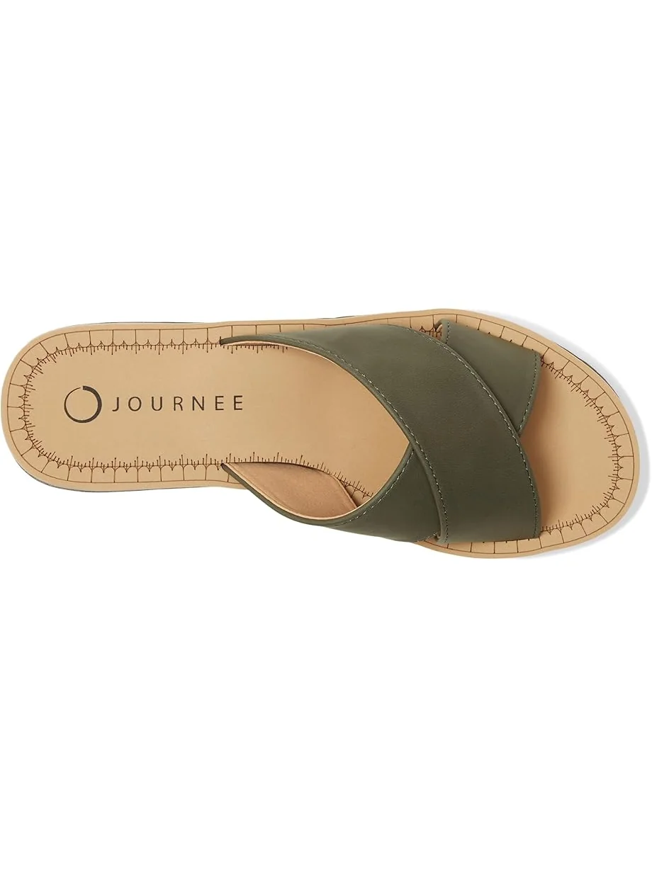 Туфли Journee Collection Biara — изображение 2 из 7, оливковый