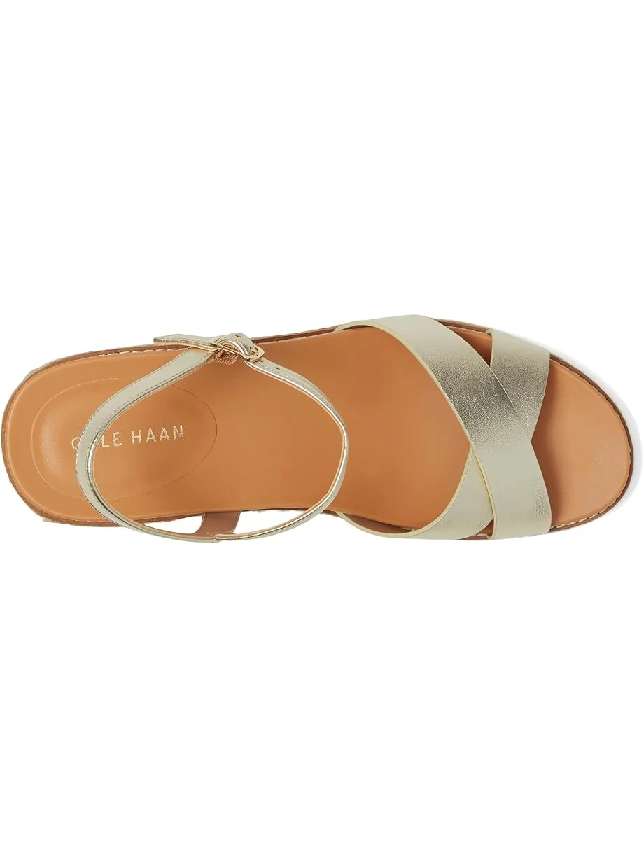 Туфли Cole Haan Cloudfeel Silvee Espadrille Wedges 75mm — изображение 2 из 7, золотистый