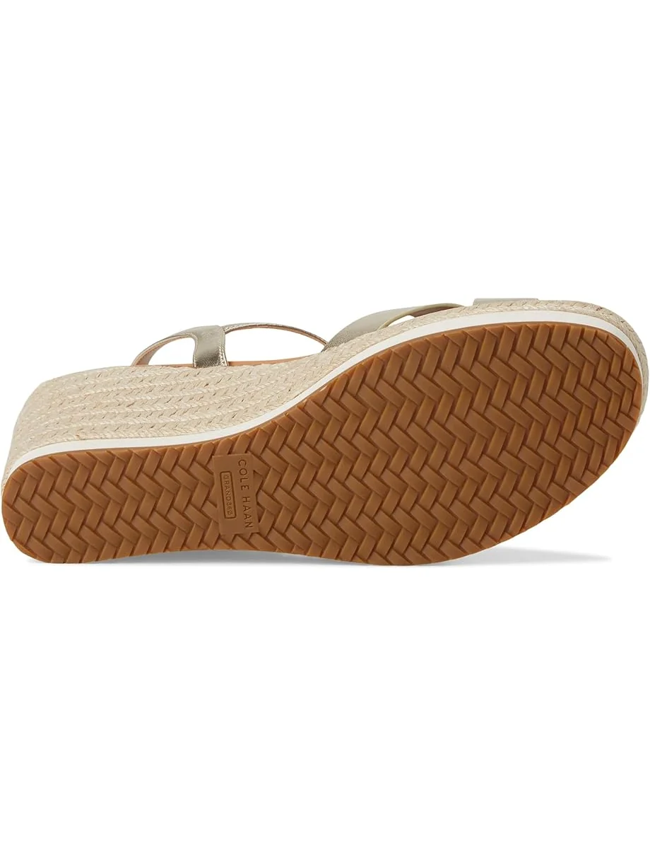 Туфли Cole Haan Cloudfeel Silvee Espadrille Wedges 75mm — изображение 3 из 7, золотистый