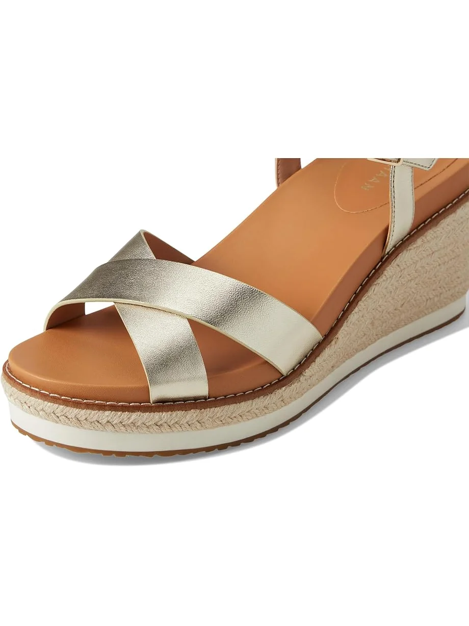 Туфли Cole Haan Cloudfeel Silvee Espadrille Wedges 75mm — изображение 6 из 7, золотистый