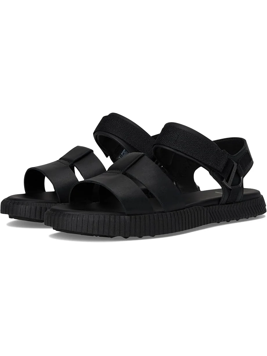 Сандалии SOREL Ona Ave Ankle Strap Flat Sandals — изображение 1 из 7, черный