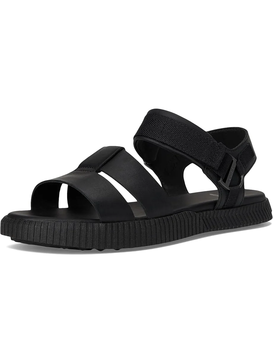 Сандалии SOREL Ona Ave Ankle Strap Flat Sandals — изображение 7 из 7, черный