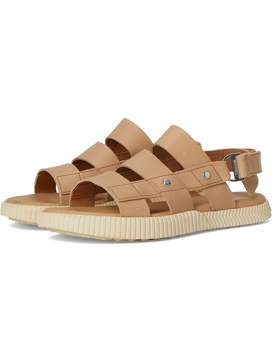 Сандалии SOREL Ona Ave Slingback Flat Sandals — изображение 1 из 7, бежевый