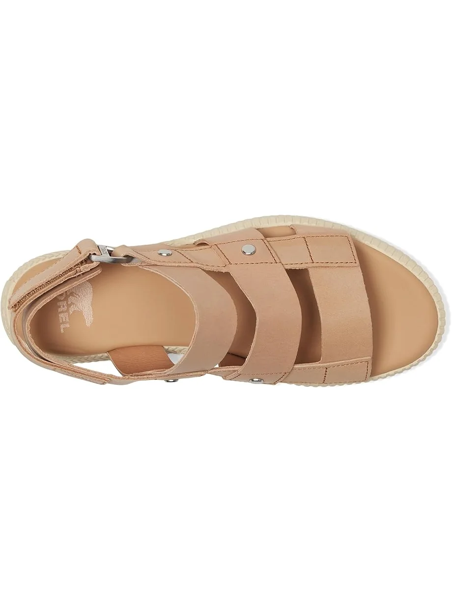 Сандалии SOREL Ona Ave Slingback Flat Sandals — изображение 2 из 7, бежевый