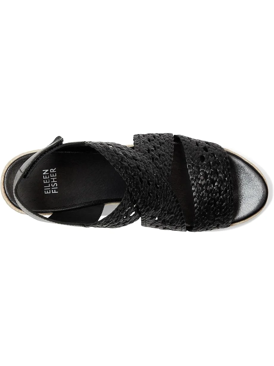 Туфли Eileen Fisher Willow Wedge — изображение 2 из 7, черный