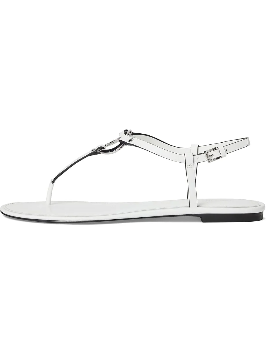 Сандалии Tory Burch Ring Sandal — изображение 4 из 7, белый