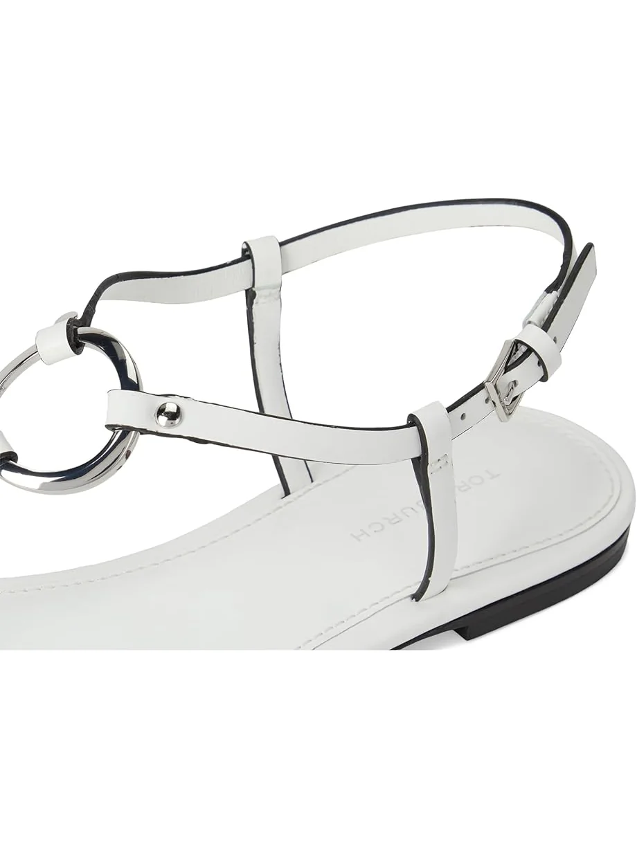 Сандалии Tory Burch Ring Sandal — изображение 6 из 7, белый