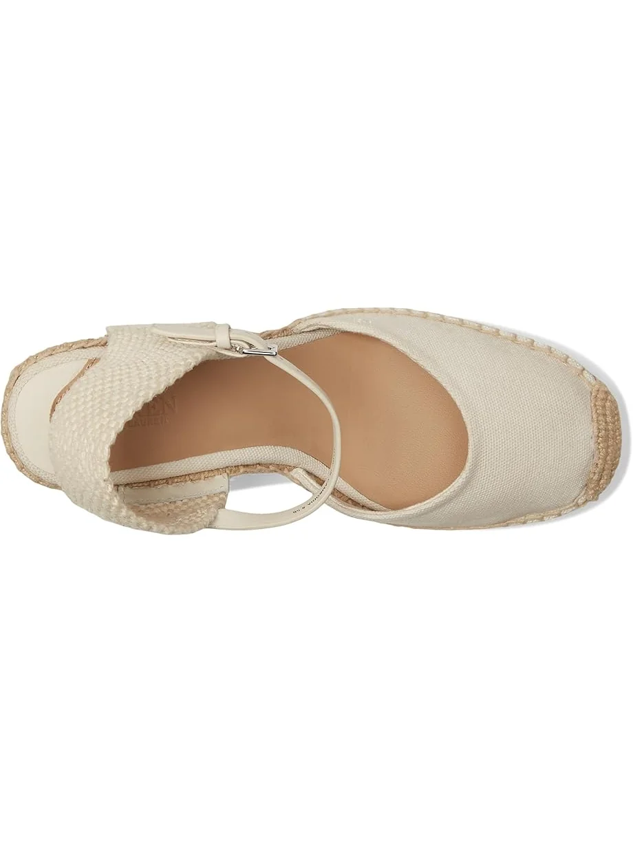 Туфли Lauren Ralph Lauren Robby Canvas & Jute Espadrille — изображение 2 из 7, белый/белый/натуральный