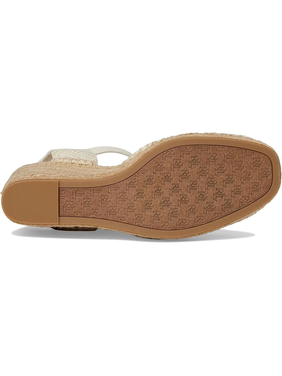Туфли Lauren Ralph Lauren Robby Canvas & Jute Espadrille — изображение 3 из 7, белый/белый/натуральный