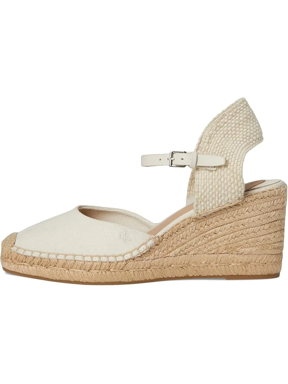 Туфли Lauren Ralph Lauren Robby Canvas & Jute Espadrille — изображение 4 из 7, белый/белый/натуральный