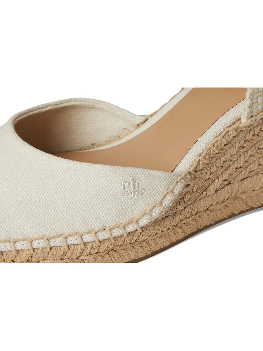 Туфли Lauren Ralph Lauren Robby Canvas & Jute Espadrille — изображение 6 из 7, белый/белый/натуральный