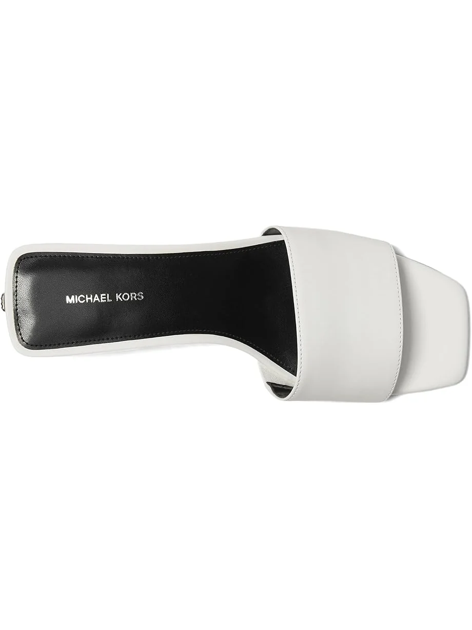 Туфли MICHAEL Michael Kors Merriam Kitten Sandal — изображение 2 из 7, белый