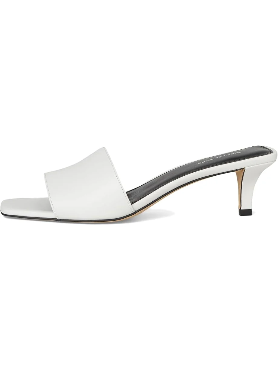 Туфли MICHAEL Michael Kors Merriam Kitten Sandal — изображение 4 из 7, белый