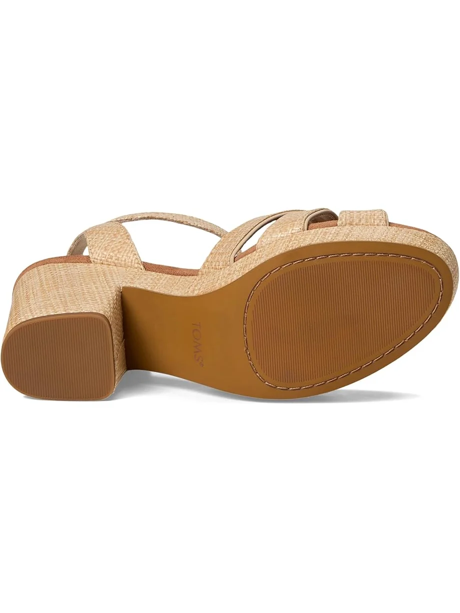 Туфли TOMS Majorca Strappy, цвет Almond Raffia — изображение 3 из 7