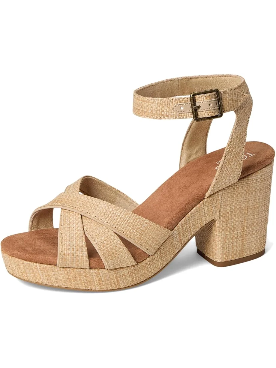 Туфли TOMS Majorca Strappy, цвет Almond Raffia — изображение 7 из 7