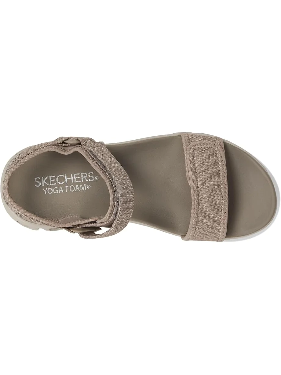 Сандалии SKECHERS Glide-Step - New Flow — изображение 2 из 7, серо-коричневый