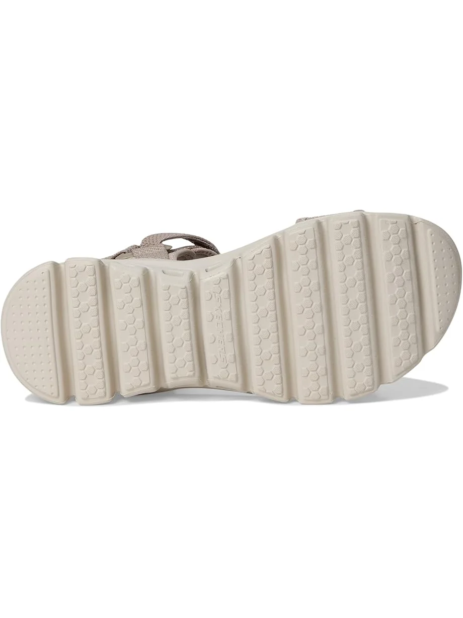 Сандалии SKECHERS Glide-Step - New Flow — изображение 3 из 7, серо-коричневый