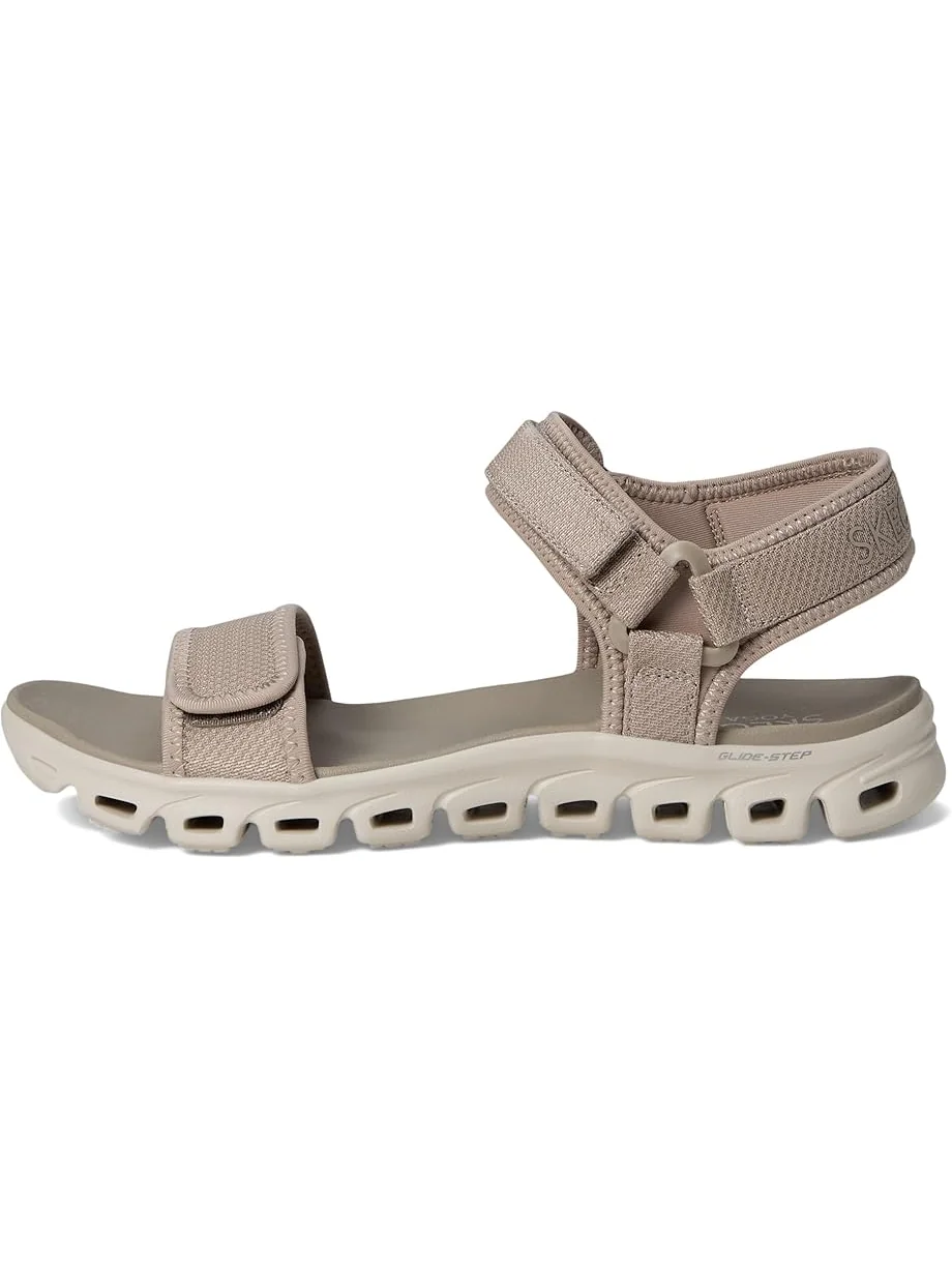 Сандалии SKECHERS Glide-Step - New Flow — изображение 4 из 7, серо-коричневый