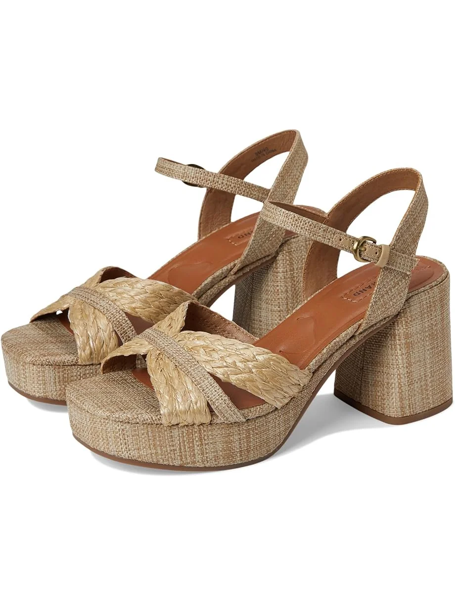 Туфли Lucky Brand Marrika Platform High Heel Sandals, цвет Tuscany/Tuscany — коричневый