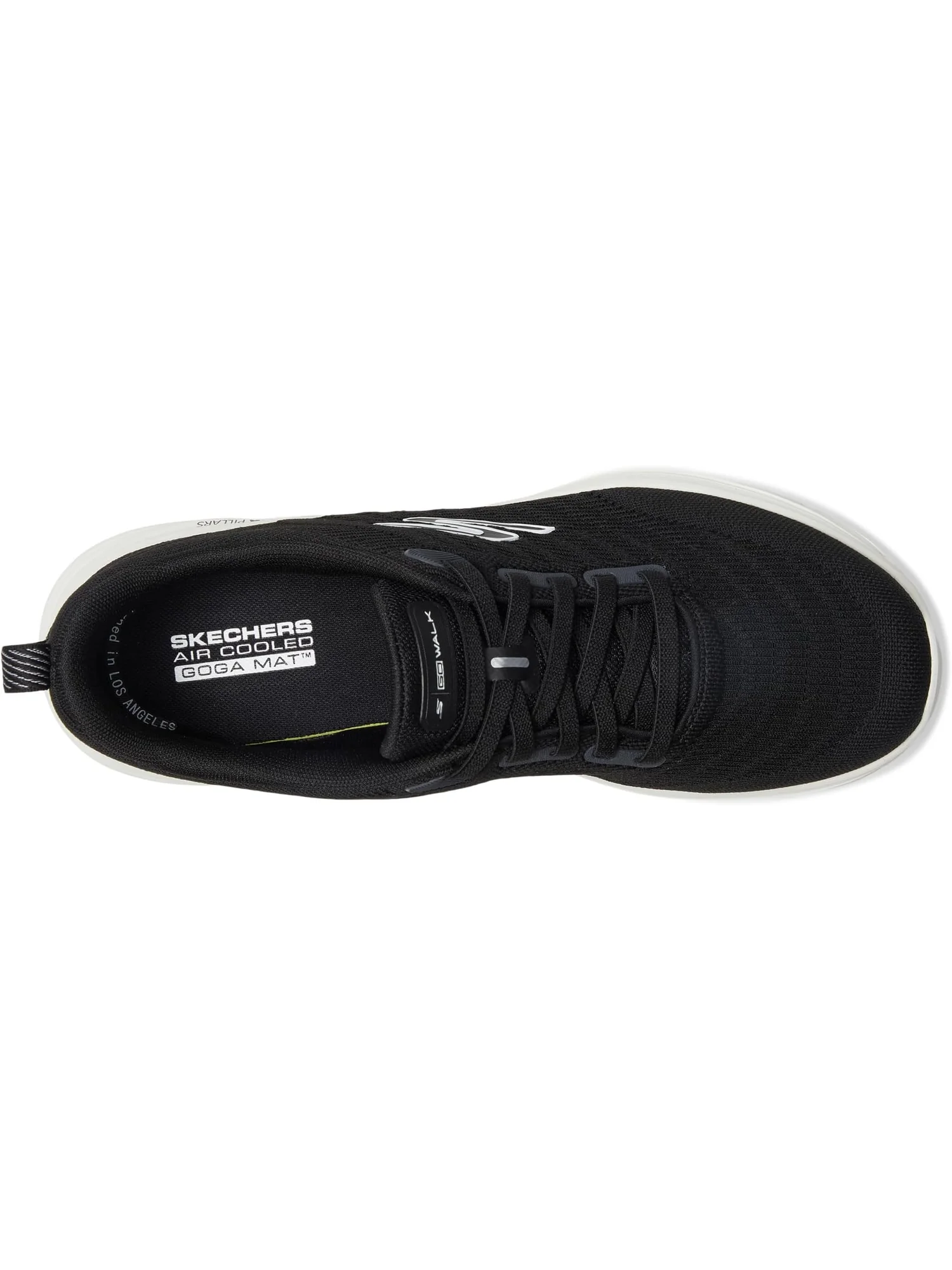 Кроссовки SKECHERS Performance Go Walk 8 Day Hands Free Slip-in — изображение 2 из 7, черный/белый