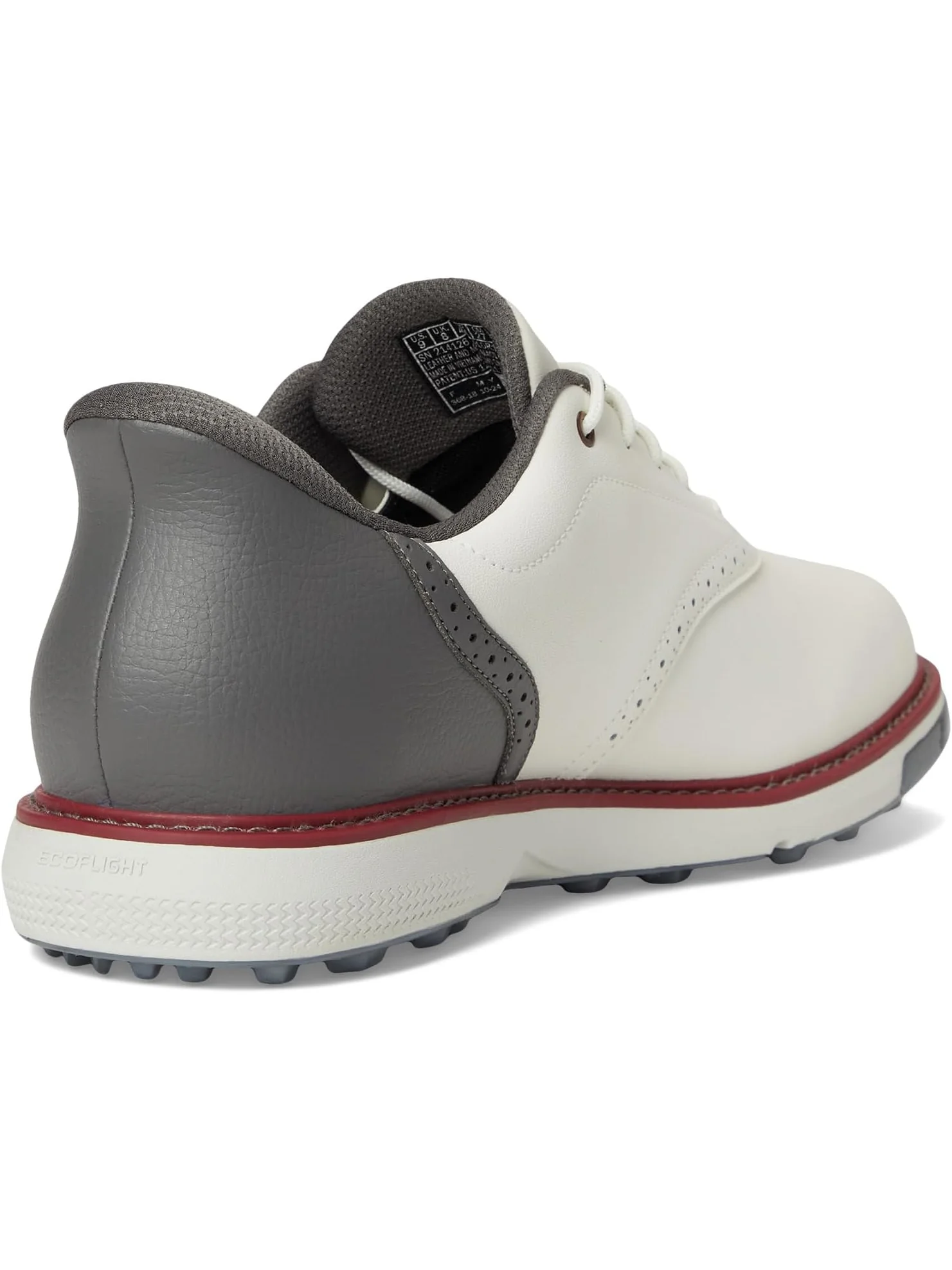 Кроссовки Skechers GO GOLF Prestige Slip-In ArchFit Spikeless Golf Shoe — изображение 5 из 7, натуральный/серый