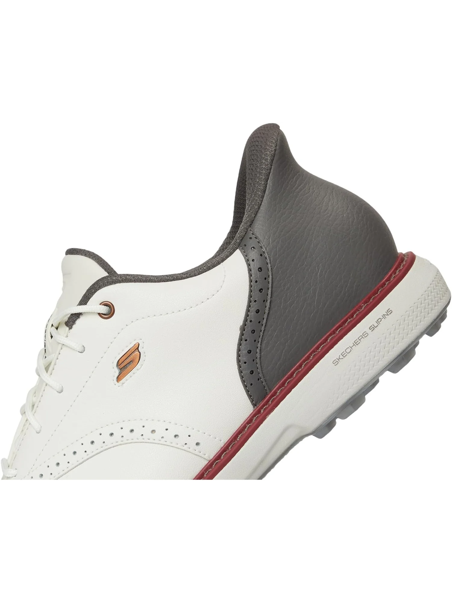 Кроссовки Skechers GO GOLF Prestige Slip-In ArchFit Spikeless Golf Shoe — изображение 6 из 7, натуральный/серый