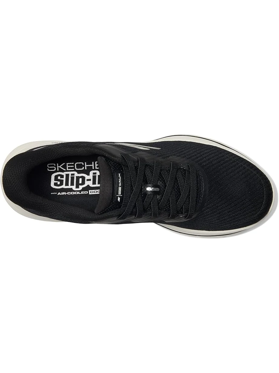 Кроссовки SKECHERS Performance Go Walk 8 Pelayo Hands Free Slip-in — изображение 2 из 7, черный/белый