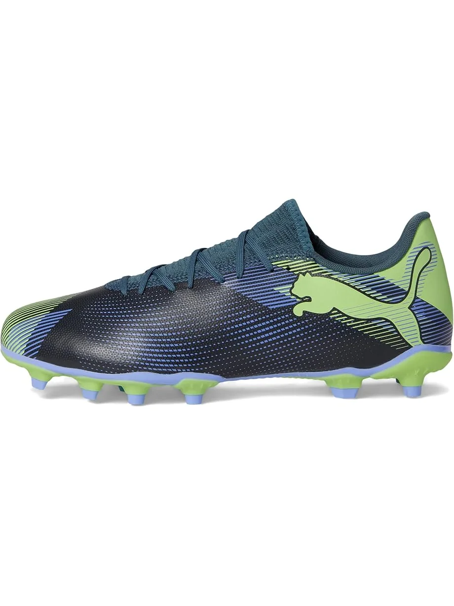 Кроссовки PUMA Future 7 Play Firm Ground/Artificial Ground Soccer Cleats — изображение 4 из 7, серый-фиолетовый--белый