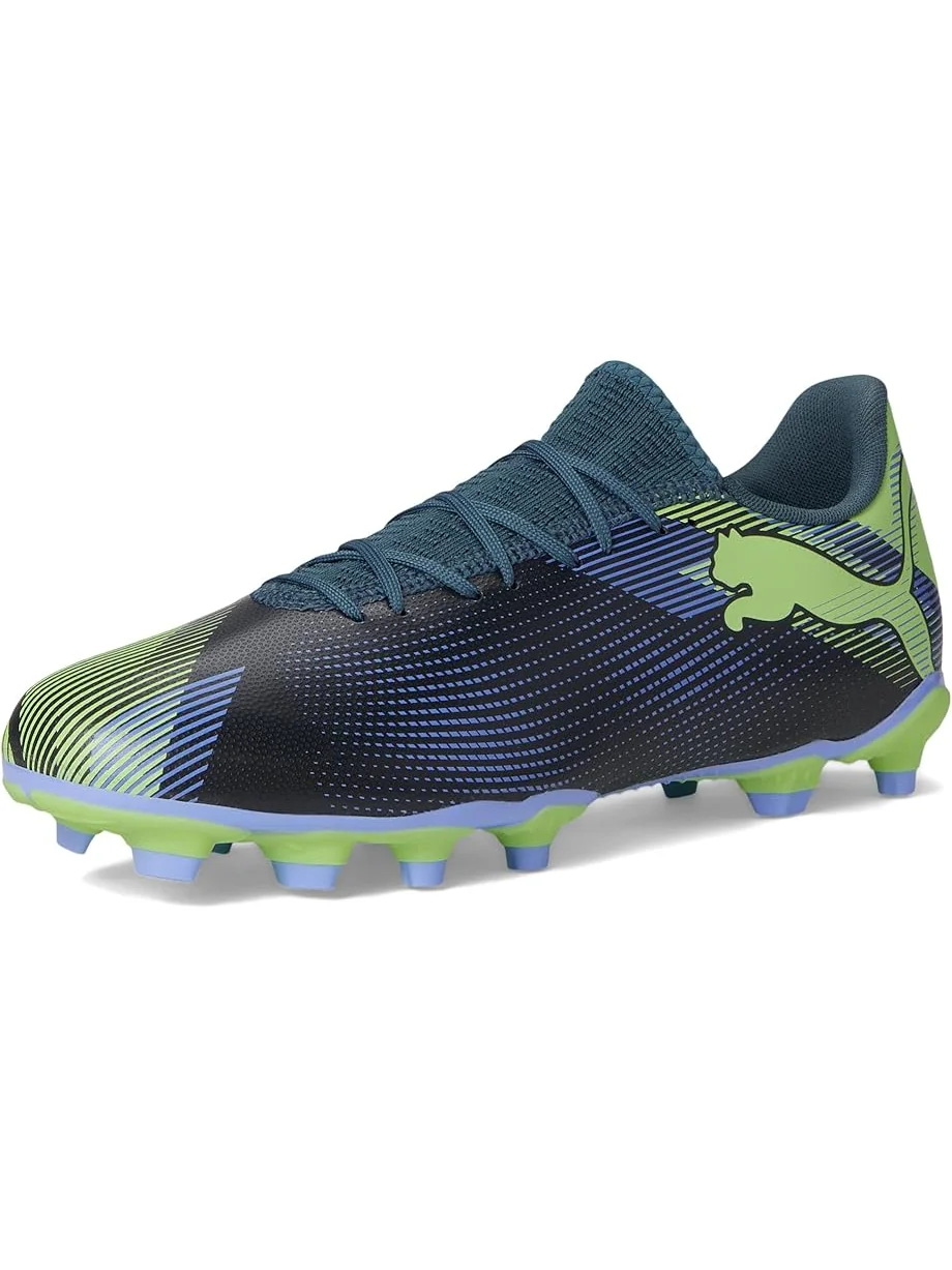 Кроссовки PUMA Future 7 Play Firm Ground/Artificial Ground Soccer Cleats — изображение 7 из 7, серый-фиолетовый--белый