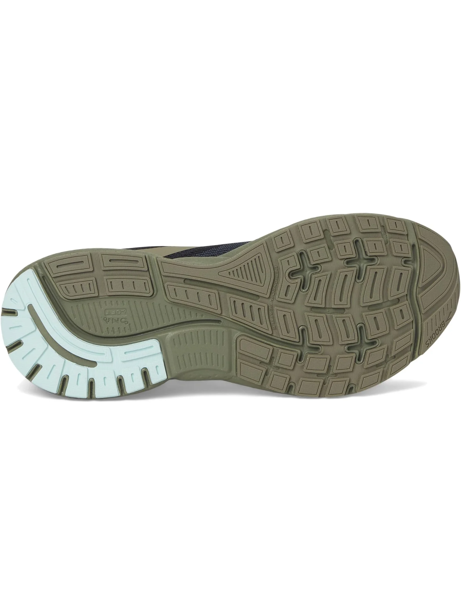 Кроссовки Brooks Trace 4 — изображение 3 из 7, черный//оливковый