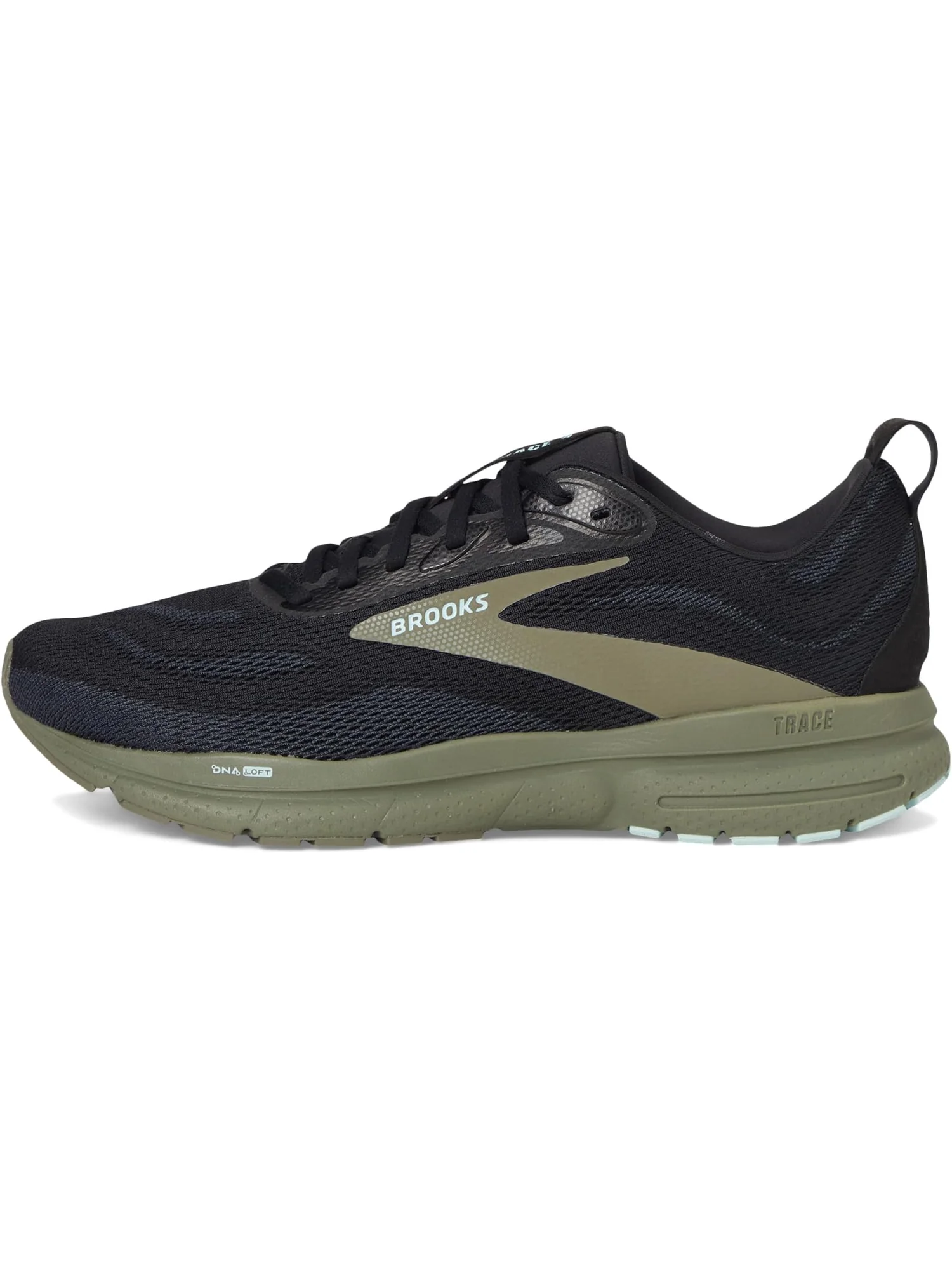 Кроссовки Brooks Trace 4 — изображение 4 из 7, черный//оливковый