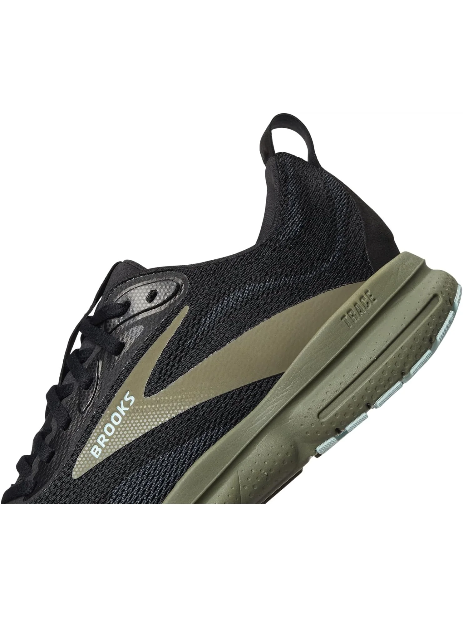 Кроссовки Brooks Trace 4 — изображение 6 из 7, черный//оливковый