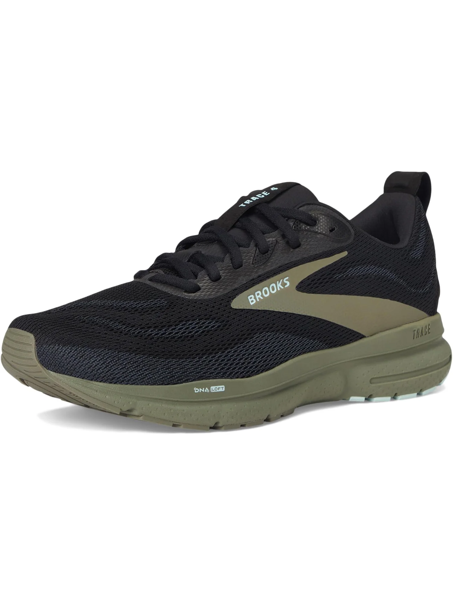 Кроссовки Brooks Trace 4 — изображение 7 из 7, черный//оливковый