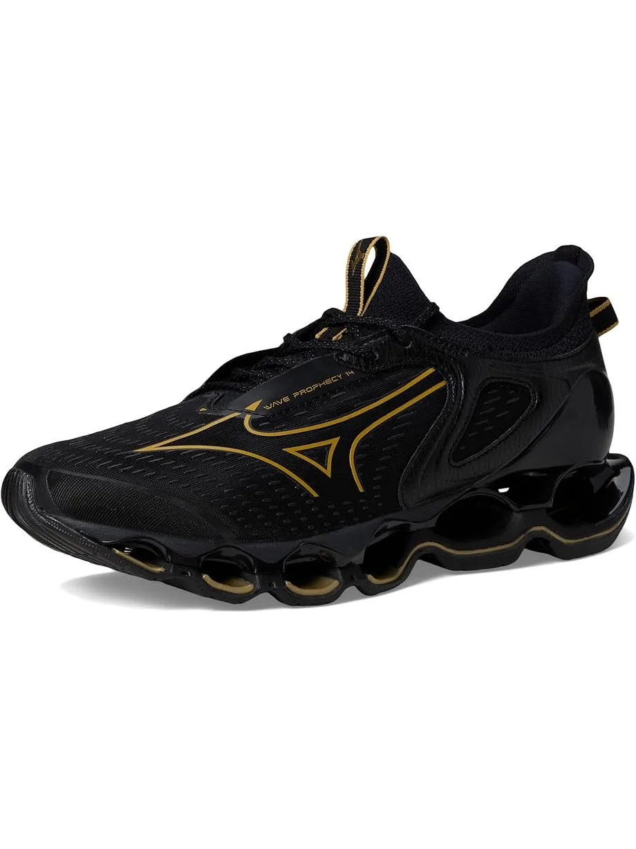 Кроссовки Mizuno Wave Prophecy 14 — изображение 7 из 7, черный/золотистый