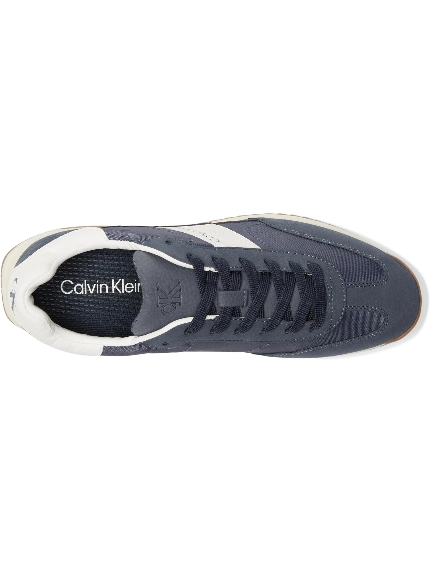 Кроссовки Calvin Klein Men's Galent — изображение 2 из 7, темный синий/белый
