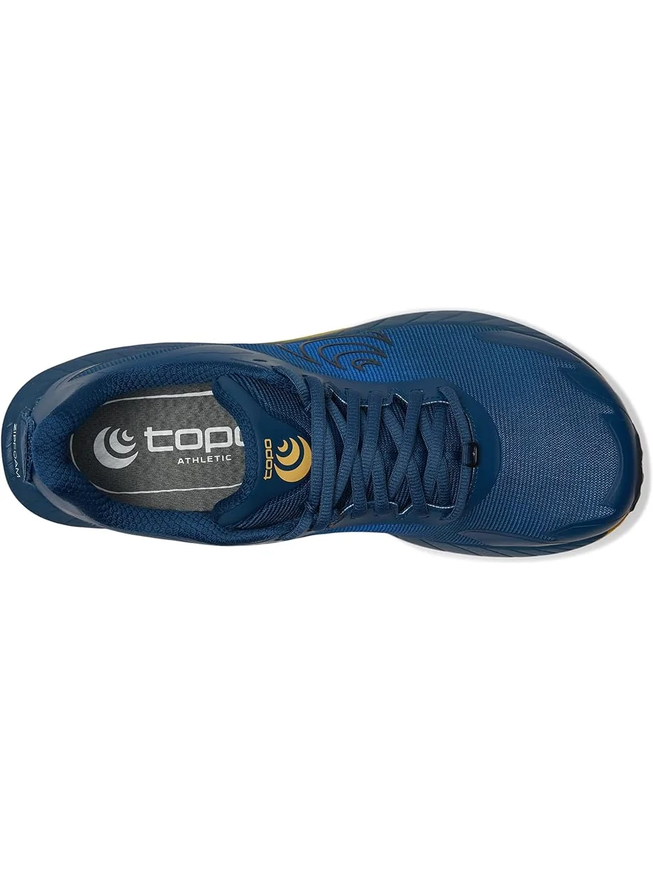 Кроссовки Topo Athletic Mtn Racer 4 — изображение 2 из 7, темно-синий/оранжевый
