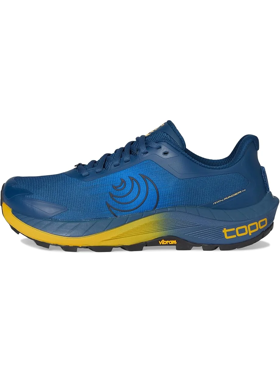 Кроссовки Topo Athletic Mtn Racer 4 — изображение 4 из 7, темно-синий/оранжевый