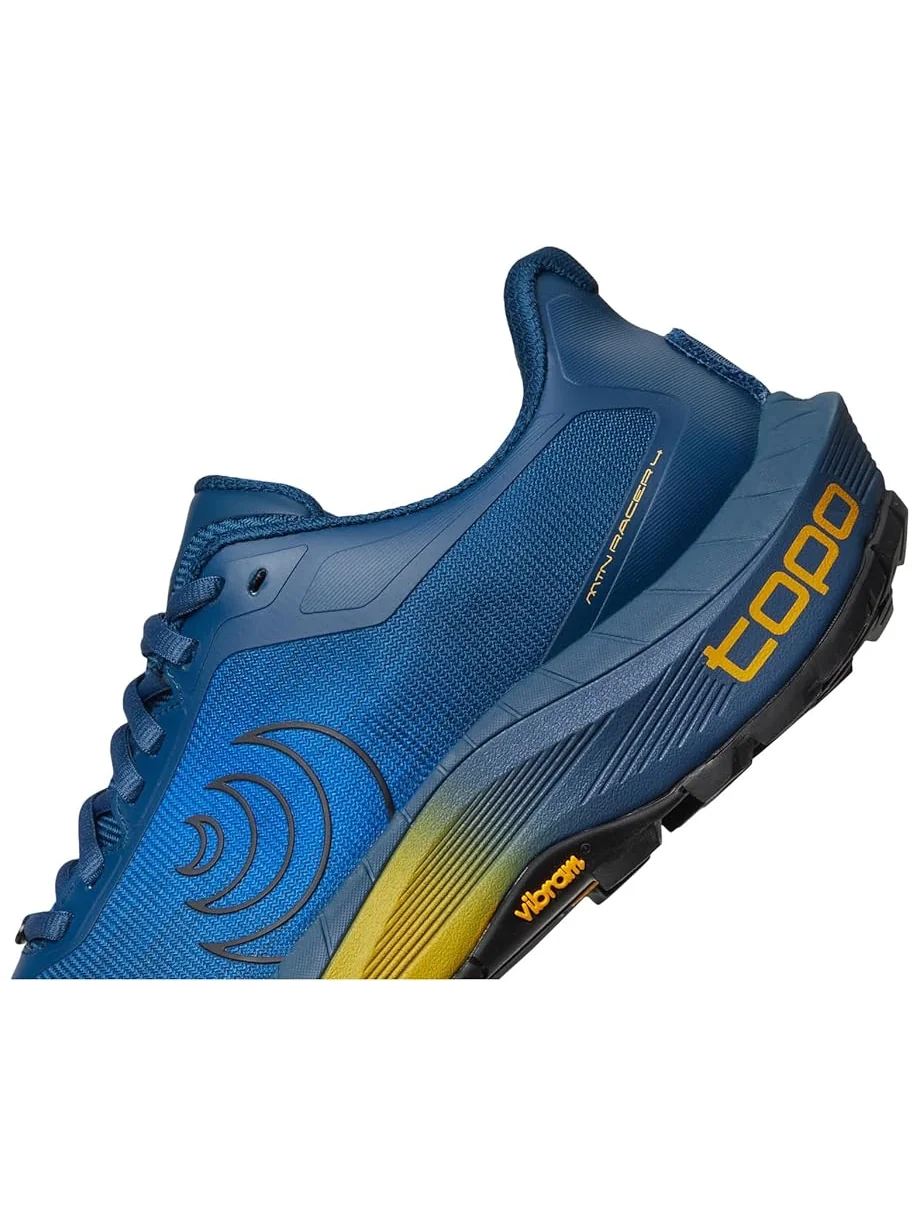Кроссовки Topo Athletic Mtn Racer 4 — изображение 6 из 7, темно-синий/оранжевый