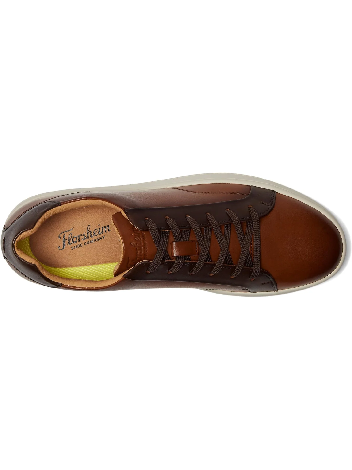 Кроссовки Florsheim Monopoli Lace To Toe Sneakers — изображение 2 из 7, коньячный мульти